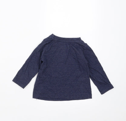 Mini Rebel Boys Blue   Basic T-Shirt Size 9-12 Months  - my mummy is the best