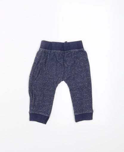 Nutmeg Boys Blue   Jogger Trousers Size 9-12 Months
