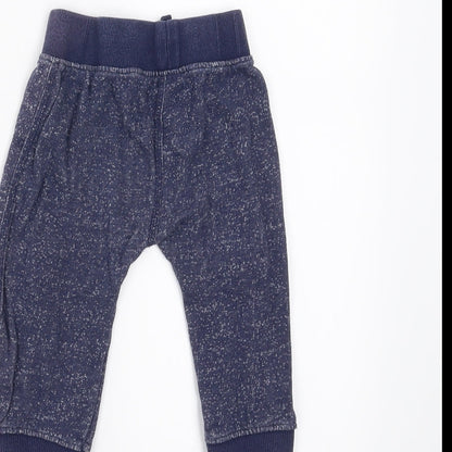 Nutmeg Boys Blue   Jogger Trousers Size 9-12 Months