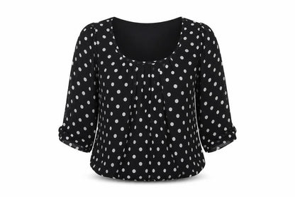 Womens UK Size 8 New Look Black Basic Blouse