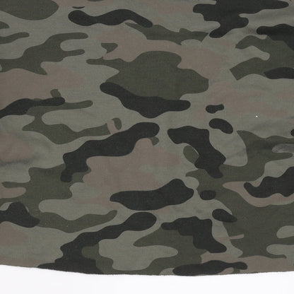 Primark Womens Green Camouflage  Pullover Sweatshirt Size S