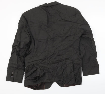 Super 100's  Womens Black   Jacket Blazer Size 38