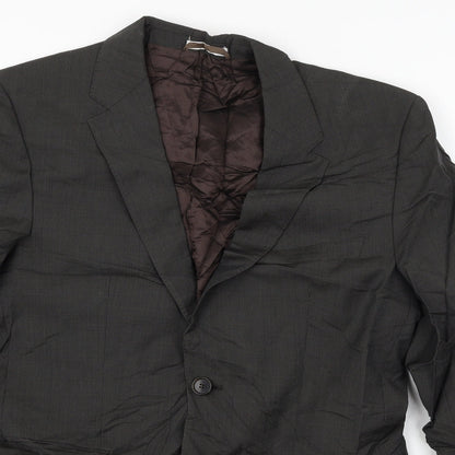 Super 100's  Womens Black   Jacket Blazer Size 38