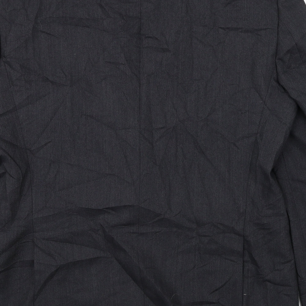 Mens UK Size 34 Preworn Regular Grey Suit Jacket