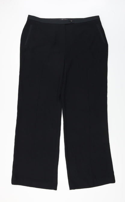 Womens UK Size 16 Per Una Regular Fit  Blue Trousers