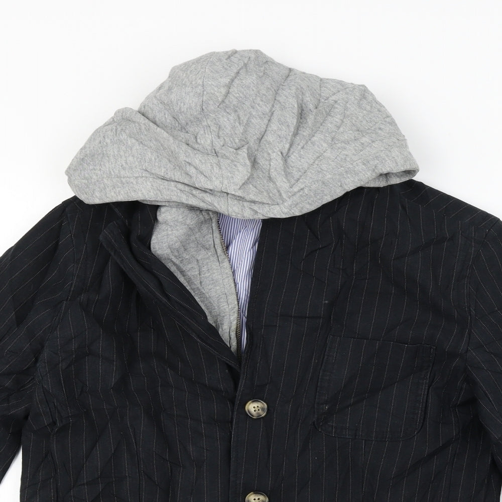 Gap  Boys Blue Striped  Jacket Blazer Size L