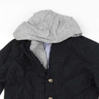 Gap  Boys Blue Striped  Jacket Blazer Size L