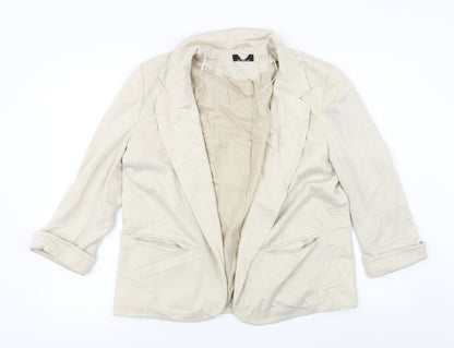 Womens UK Size 10 Preworn Beige Jacket