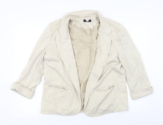 Womens UK Size 10 Preworn Beige Jacket