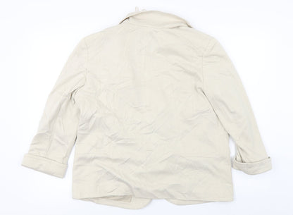 Womens UK Size 10 Preworn Beige Jacket