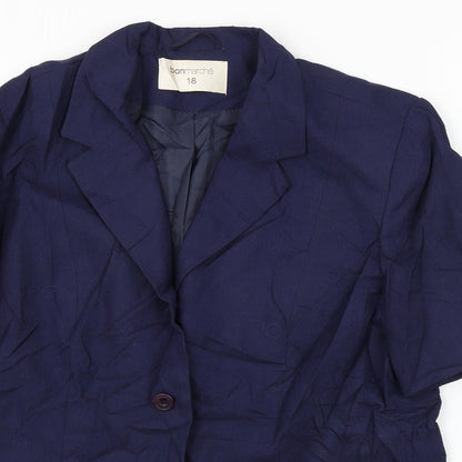 Bonmarché  Womens Blue   Jacket Blazer Size 18