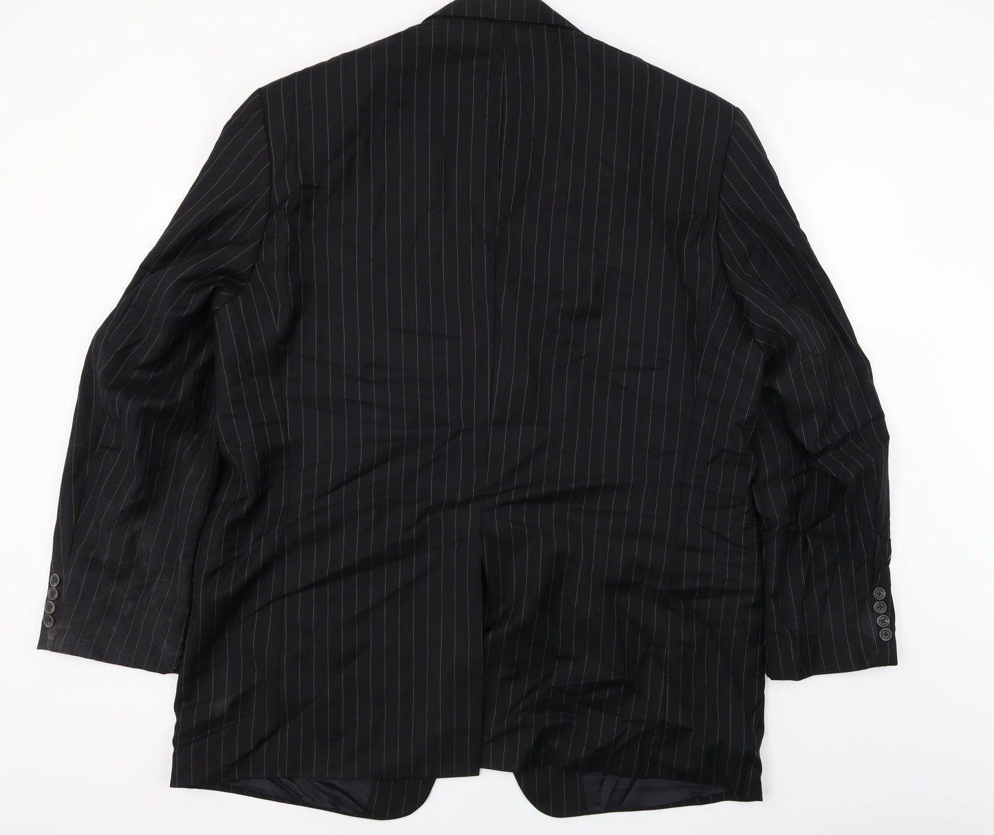 Macys  Mens Black Striped  Jacket Blazer Size M