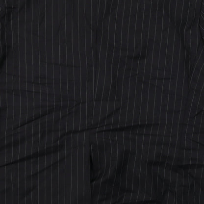Macys  Mens Black Striped  Jacket Blazer Size M