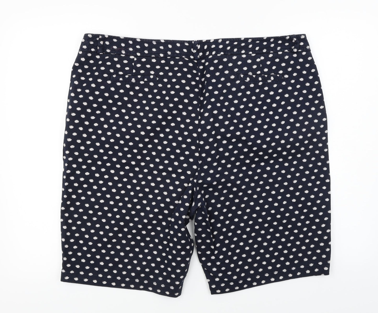 kelidoscope  Womens Blue Polka Dot  Chino Shorts Size 40 in