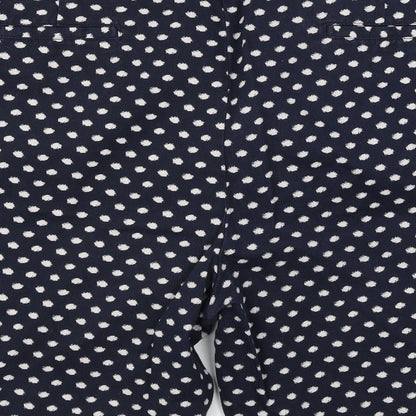kelidoscope  Womens Blue Polka Dot  Chino Shorts Size 40 in
