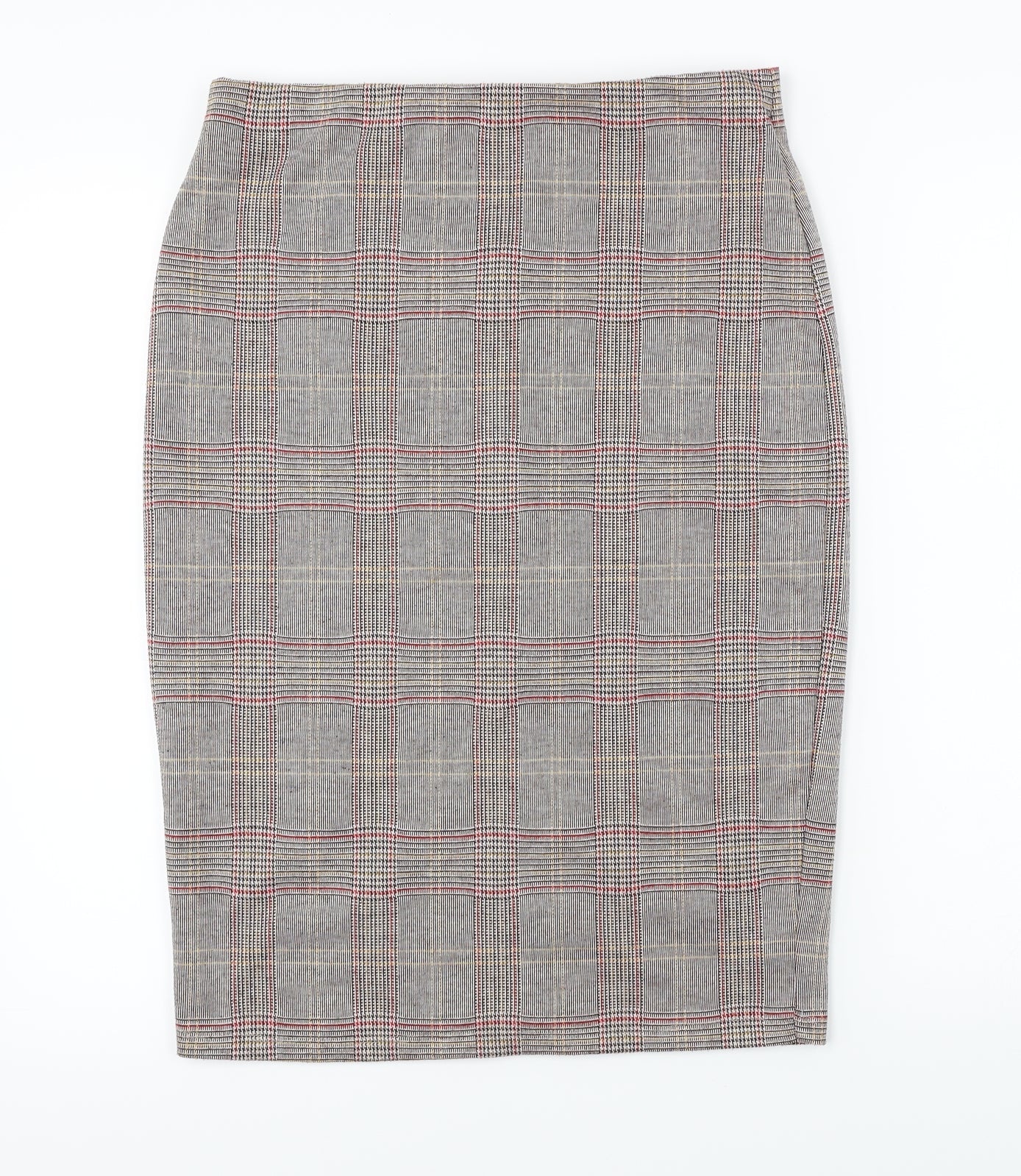 George Womens Grey Check  Bandage Skirt Size 30 in