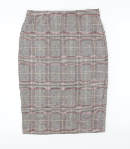 George Womens Grey Check  Bandage Skirt Size 30 in