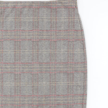 George Womens Grey Check  Bandage Skirt Size 30 in
