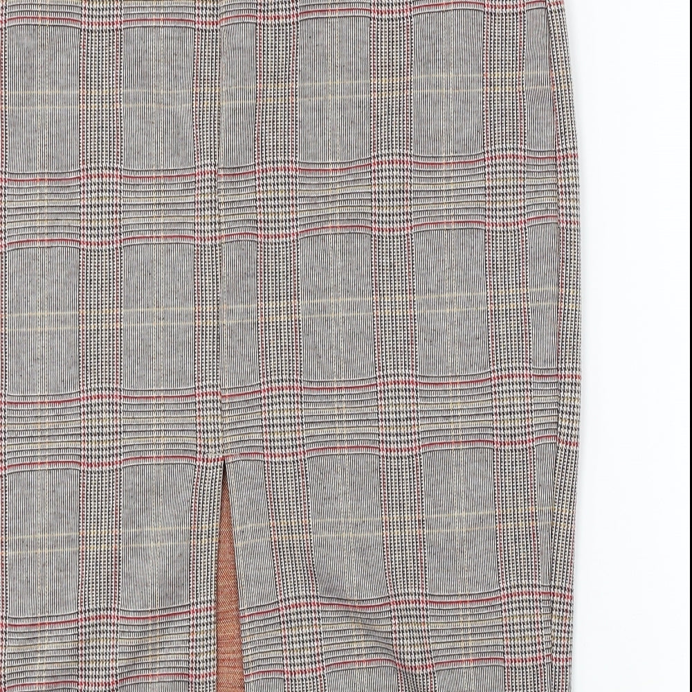 George Womens Grey Check  Bandage Skirt Size 30 in