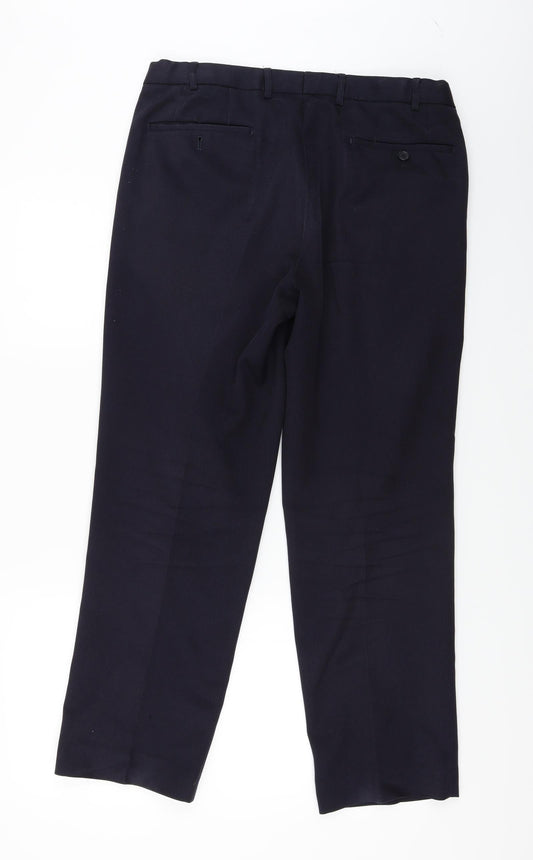 Taylor & Wright  Mens Blue   Trousers  Size 32 in L27 in
