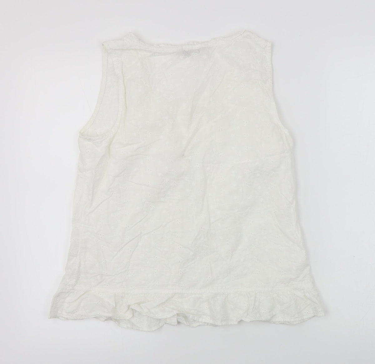 Peacocks Womens White   A-Line  Size 12