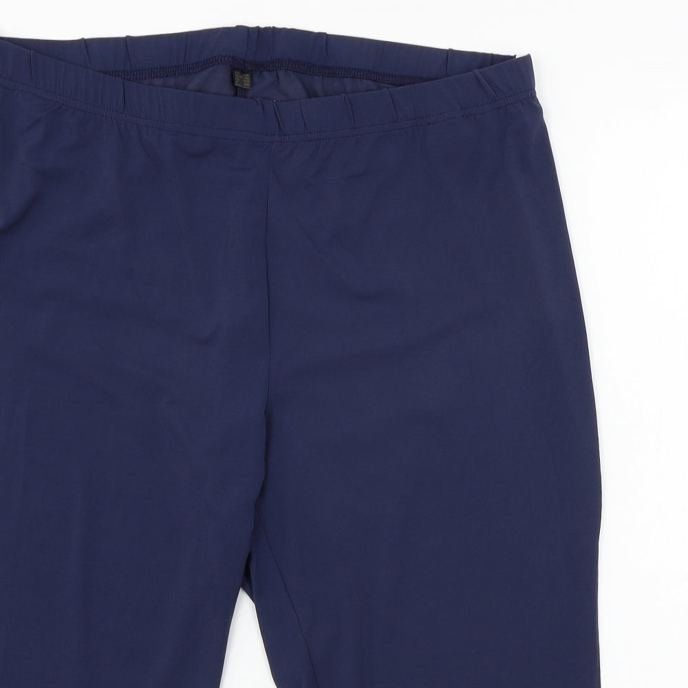 Womens UK Size 2XL Bpc Regular Fit  Blue Trousers