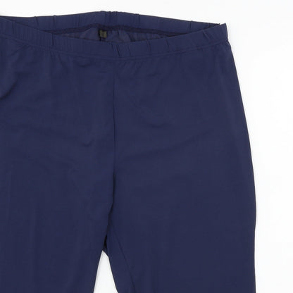 Womens UK Size 2XL Bpc Regular Fit  Blue Trousers