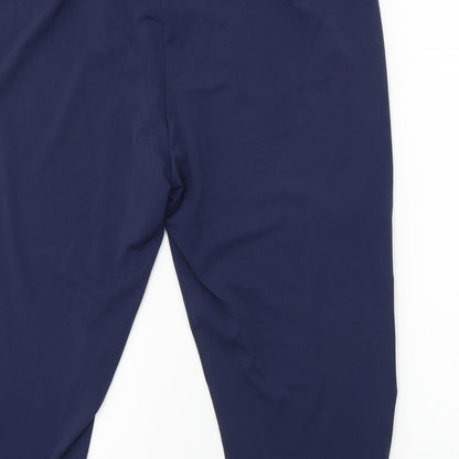 Womens UK Size 2XL Bpc Regular Fit  Blue Trousers