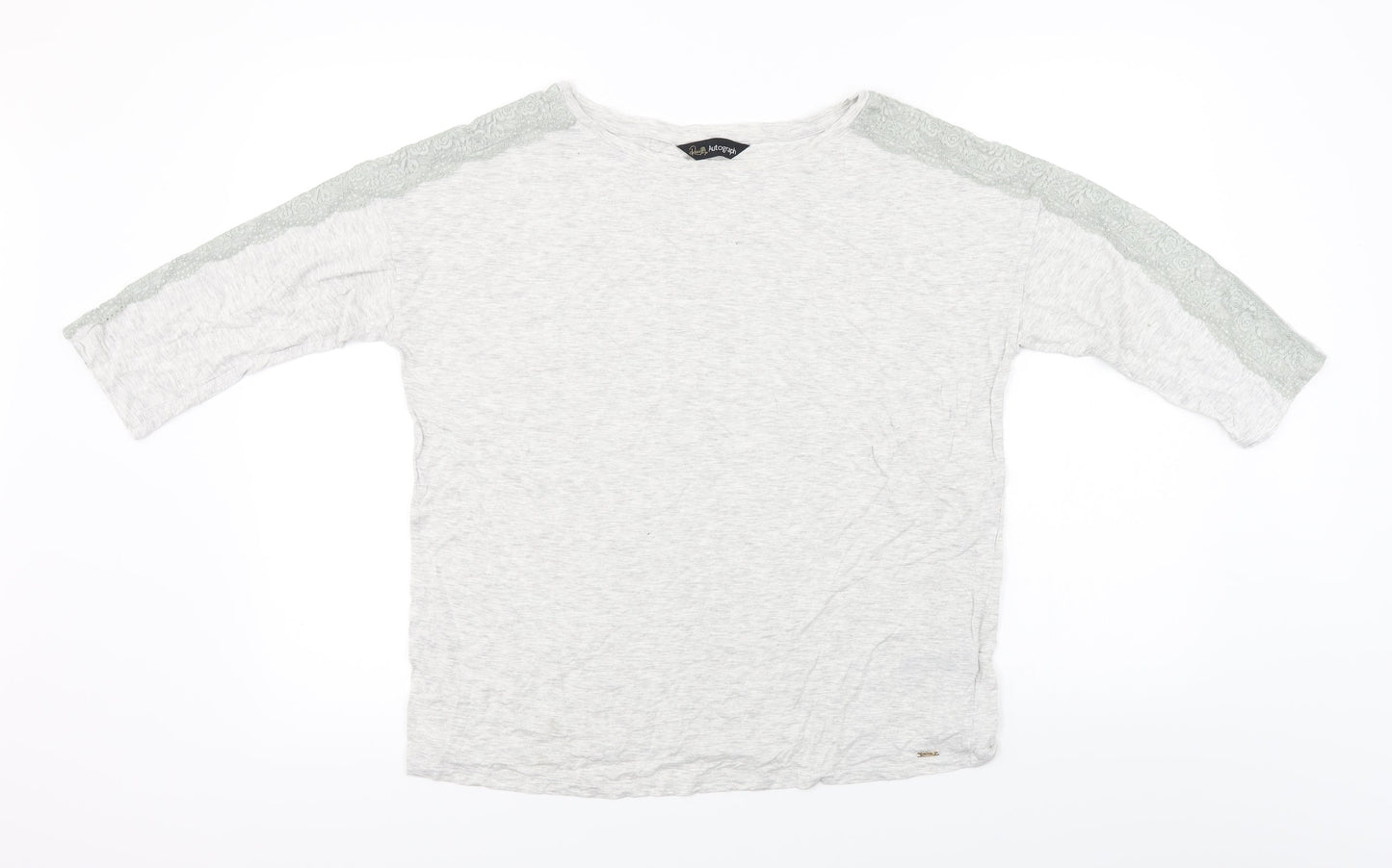 Autograph  Womens Grey   Basic T-Shirt Size 12