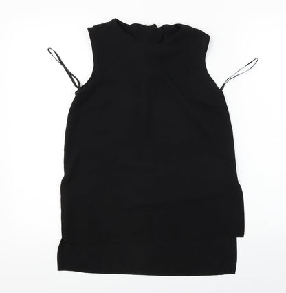 Womens UK Size 10 Atmosphere Black Basic Blouse