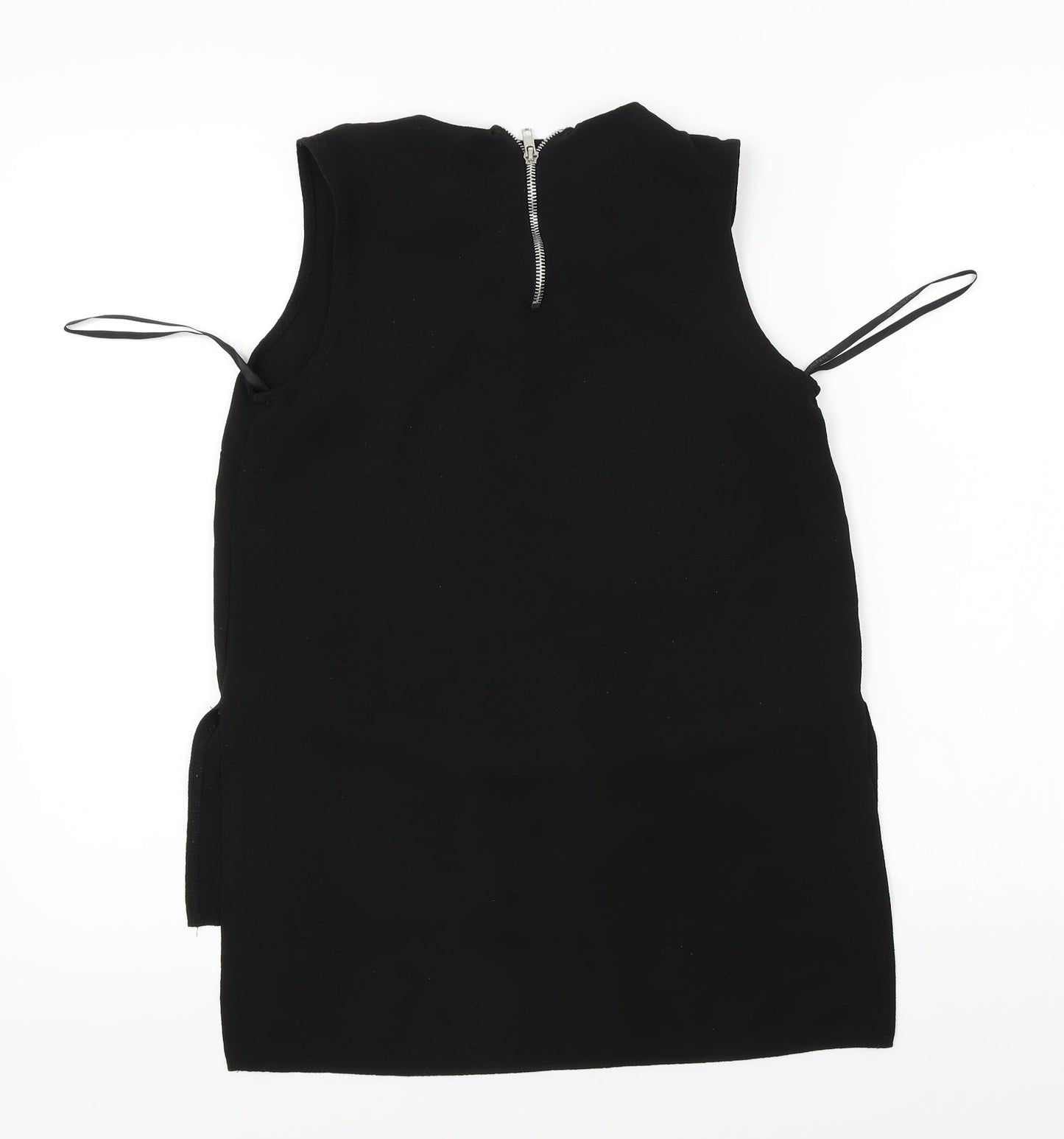 Womens UK Size 10 Atmosphere Black Basic Blouse