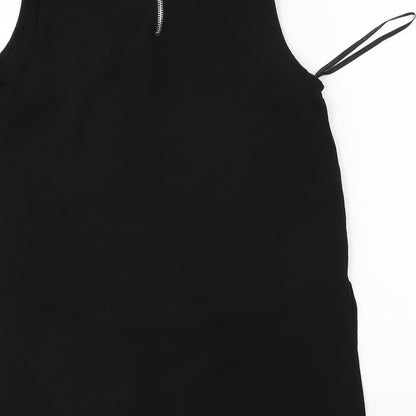 Womens UK Size 10 Atmosphere Black Basic Blouse
