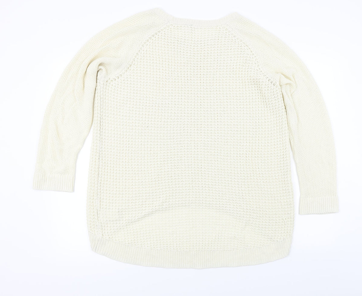 Preworn  Womens Beige   Pullover Jumper Size M
