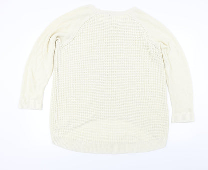Preworn  Womens Beige   Pullover Jumper Size M