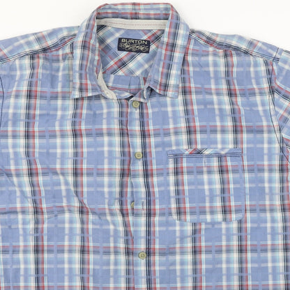 Womens UK Size XL Burton Blue Basic Button-Up