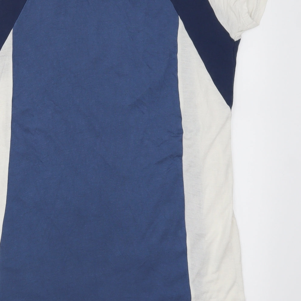 Womens UK Size 14 Atmosphere Blue Basic T-Shirt