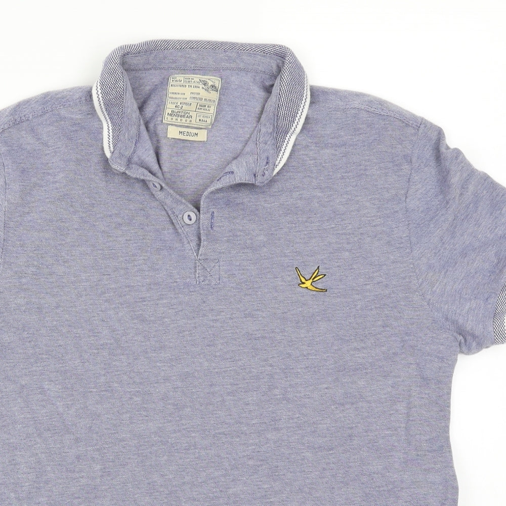 Burton Mens Blue    Polo Size M