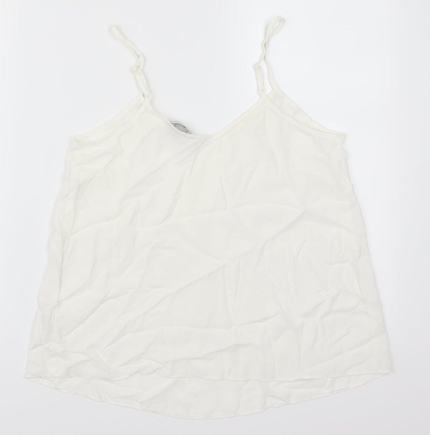 Atmosphere Womens White   Basic Tank Size 10