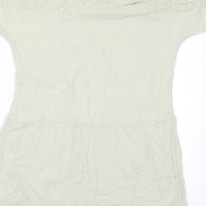 Zara Womens Green   T-Shirt Dress  Size XS