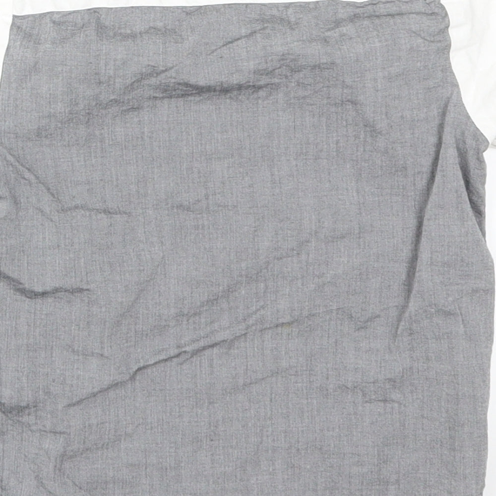 NEXT Boys Grey   Basic Button-Up Size M  - White