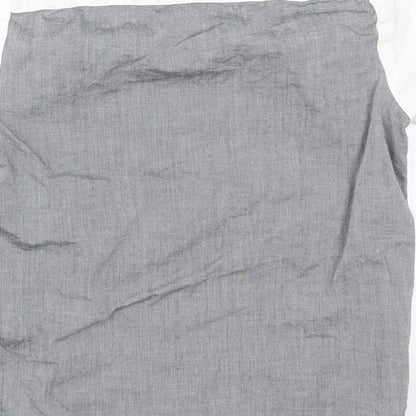 NEXT Boys Grey   Basic Button-Up Size M  - White