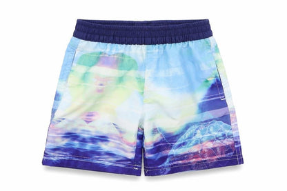 Lentiggini Boys Blue   Bermuda Shorts Size 4 Years - Abstract Turtle