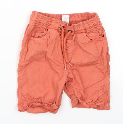 TU Boys Orange   Cargo Trousers Size 18-24 Months