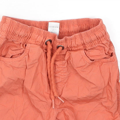 TU Boys Orange   Cargo Trousers Size 18-24 Months