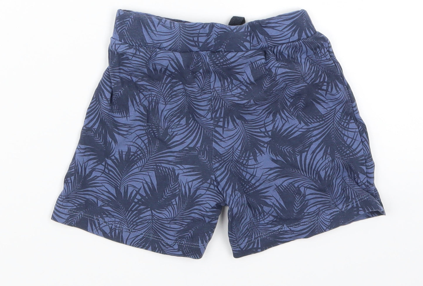 Primark Boys Blue Flecked  Sweatpants Trousers Size 18-24 Months  - Palm Leaves