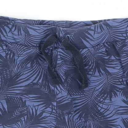 Primark Boys Blue Flecked  Sweatpants Trousers Size 18-24 Months  - Palm Leaves