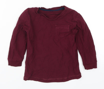 Matalan Boys Red   Basic T-Shirt Size 18-24 Months
