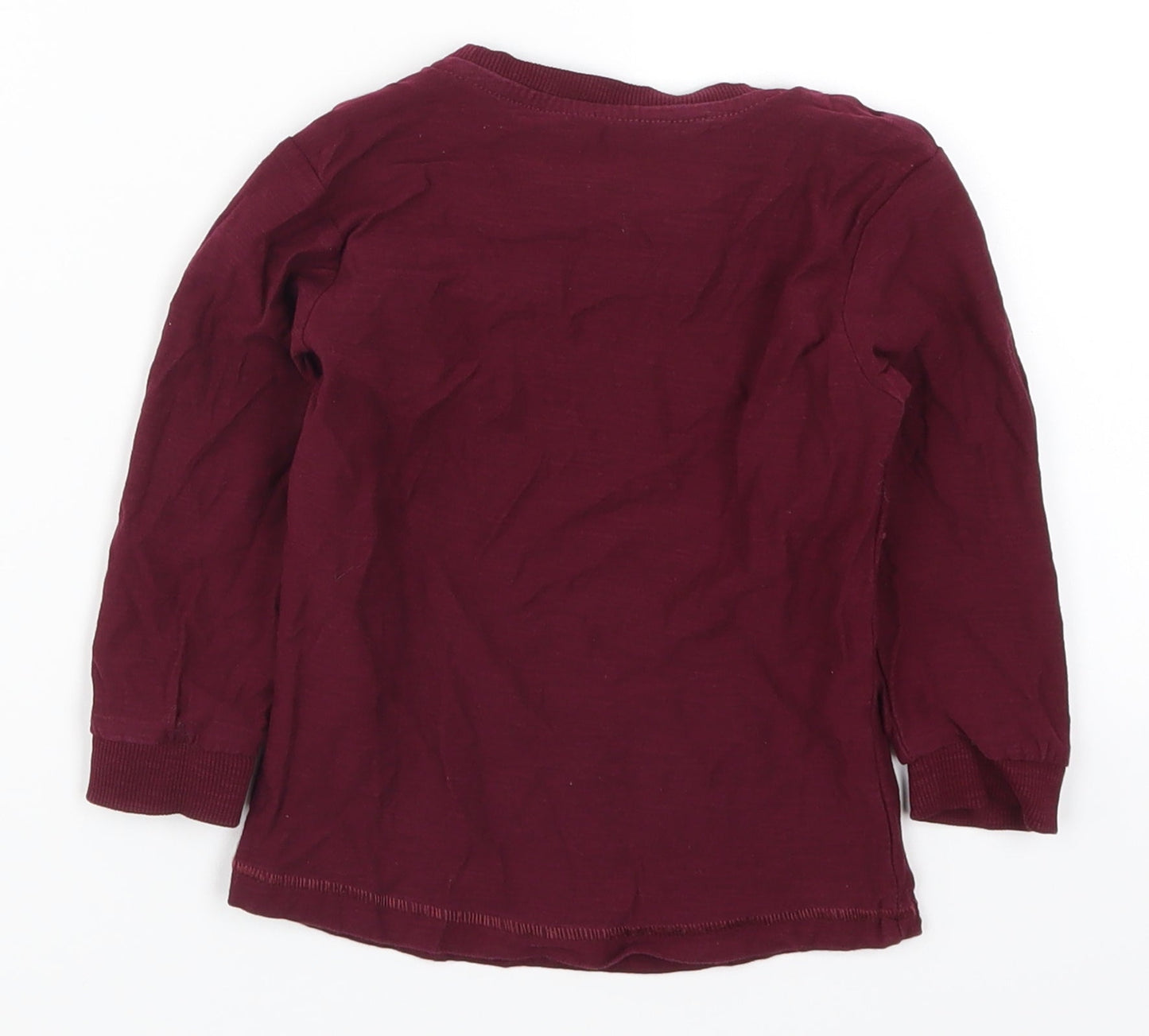 Matalan Boys Red   Basic T-Shirt Size 18-24 Months