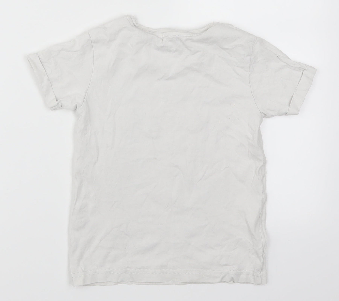 George Boys White   Basic T-Shirt Size 4-5 Years  - Best Bro