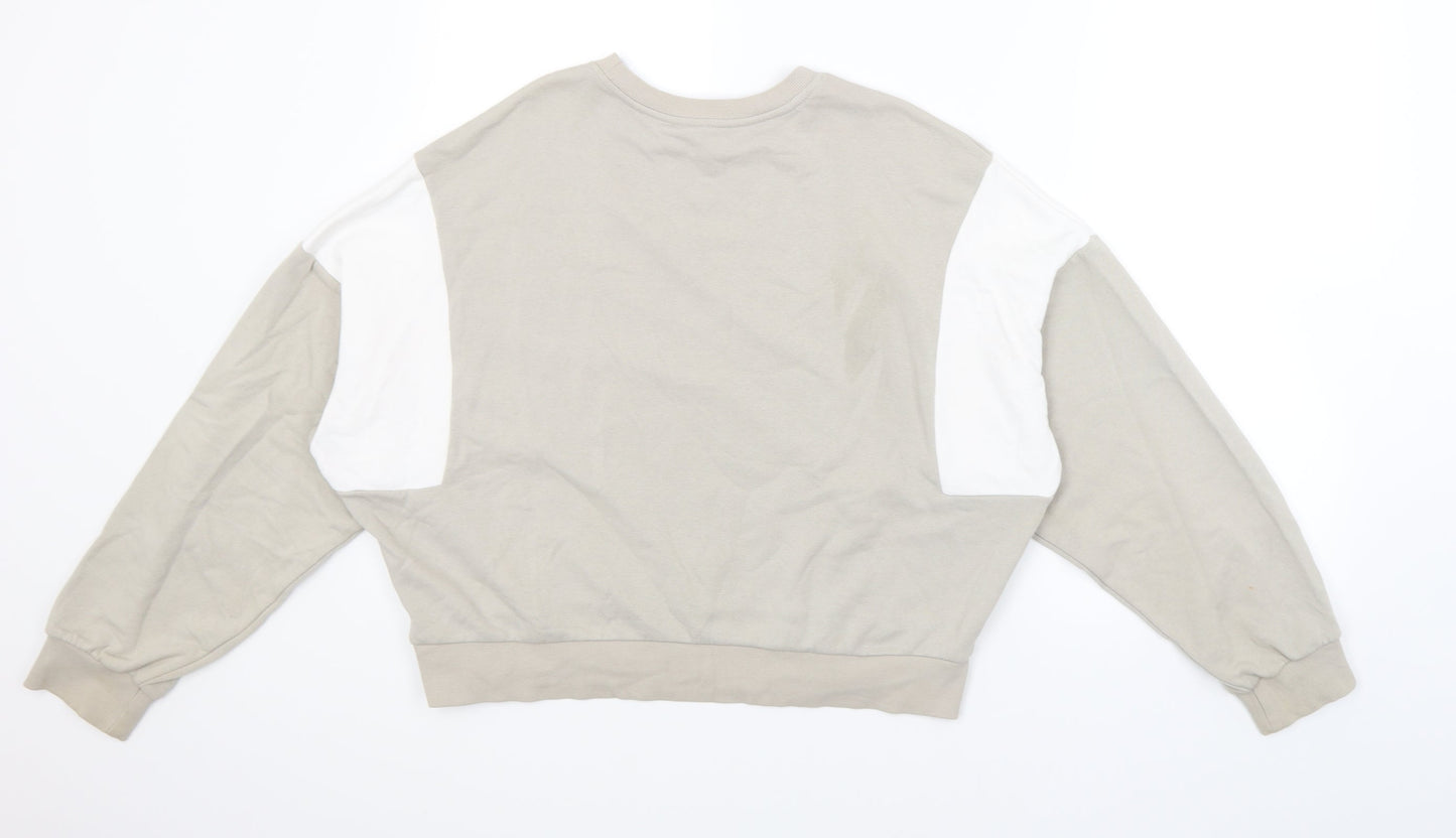 Divided Womens Beige   Pullover Sweatshirt Size S  - NYC